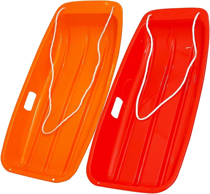 LIBERATECH 2-Person Sled for| 35" All-Season Toboggan | Reinforced Structure | High Weight Capacity | for Snow, Beach & Park - Image 1